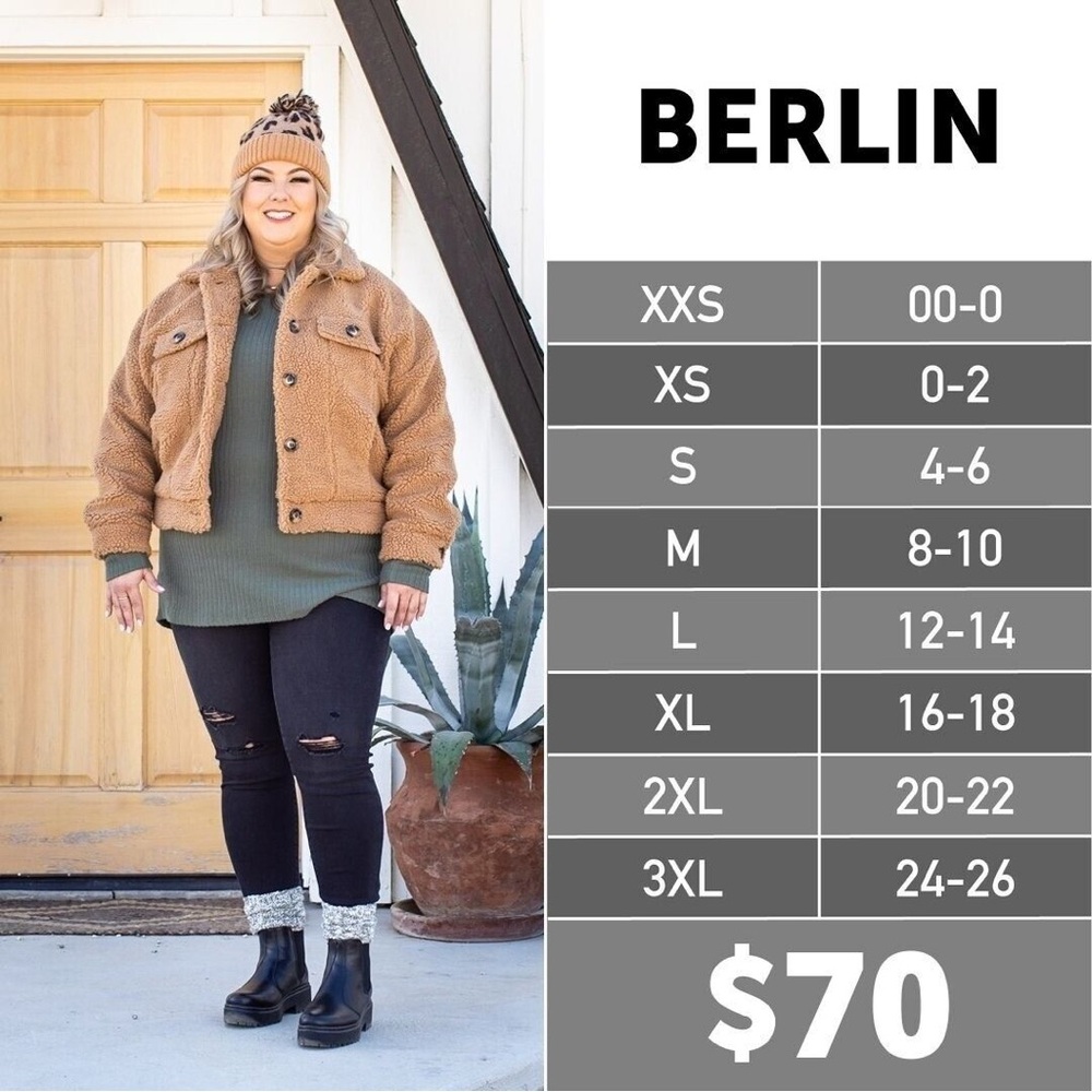 Lularoe Berlin Outdoors Jacket - Picture 7 of 7